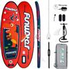 FunWater SUP Gonfiabile Stand Up Paddle Board Tavole da SUP Gonfiabili Adulti Tavola da Surf con Accessori Pompa a Mano,Pagaia,3 Pinne