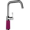 Schock 556000BRY SC-530 Berry - Rubinetto ad alta pressione colorato CRISTADUR con beccuccio fisso