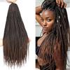 TGYHCJBY 6Packs/Lot Box Braids Crochet Hair Extensions for Braiding Hair Extension Box Braid Crochet Hair Crochet Braids Hair Extensions for Black Women(1B/30, Box 14inch)