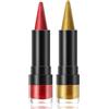 Boobeen Matita Eyeliner Colorato, Eyeliner Gel con Glitter Metallizzato, 4 in 1 per Trucco Occhi e Labbra, Ombrello e Delineatore, Waterproof, Ideale per un Make-up Glamour e Audace