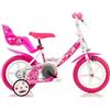 Dino Bikes 124RLN-05LH LITTLE HEART 12 pollici Ragazze Freno Rim Bianco