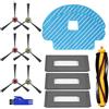 MTKD® Ricambi per aspirapolvere Ecovacs Deebot OZMO 930 - Kit Pennello Filtro e Scopa - Confezione da 16 Pezzi
