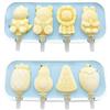 Zasjon 2 Pezzi Stampi per Ghiaccioli in Silicone Stampi per Gelato con 12 Stecco, Senza BPA Riutilizzabile DIY Formine per Stampi Ghiaccioli Bambini, Stampi Gelato per Ghiaccioli, Dessert, Yogurt