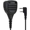COODIO Radio 2-Pin Superiore Microfono a Distanza Altoparlante [IP54 Impermeabile] e Presa 3,5mm Auricolare per Kenwood Baofeng UV-5R, UV-82 Midland Wouxun Ricetrasmittente