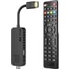 Dcolor Decoder Digitale Terrestre 2024 - Decoder DVB-T2 HDMI TV Stick, Dolby Audio HD 1080P H265 HEVC Main 10 Bit, Supporto USB WiFi/PVR