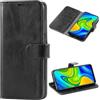 Mulbess Custodia per Xiaomi Redmi Note 9, Custodia Magnetica Flip con Chiusura, Sintetica Portacellulare Protezione, Vintage Nero