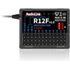 Radiolink Ricevitore RC R12F a 12 canali 2,4 GHz compatibile con trasmettitori T16D/T12D/T8FB/T8S/RC4GS V3/RC6GS V3, ideale per aerei RC, jet, auto, barche e robot