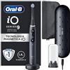 Oral-B Spazzolino Elettrico Ricaricabile iO 9 Nero Edizione Speciale+ Testine di Ricambio iO Series Ultimate Clean Nere, Nero + 5 Testine