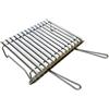 FONDERIA BONGIOVANNI GRIGLIA Tutta in Acciaio Inox AISI 430 GRATICOLA Inox per Barbecue in Varie Misure (50x40 cm)
