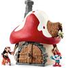 Does not apply 20803 Casa Dei Puffi Con 2 Personaggi, Da 3 Anni, Puffi - Playset, 20 Pezzi