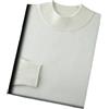 Vsadsau Maglione da uomo in 100% cashmere con collo a lupetto maglione casual da lavoro maglione a maniche lunghe, bianco, L