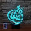 HPBN8 Ltd 3D Guanti da Boxe Night Light Lamp 7/16 Cambiamento di Colore LED USB Power Telecomando Gift Kids Toys Decor Decorazioni di Natale Regalo di San Valentino Regalo di Compleanno