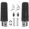 KACEPAR Poggiapiedi anteriori per moto, compatibile con Yamaha TDM 900, XJ 900 S, YZF 1000 R1, BT 1100, FJR 1300, XV 1700, compatibile con Fazer 700, FZ1, FZ6, FZ6R, FJR1300