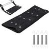 LALAGO 1 pezzo tappetino per gradini camper, tappetino antiscivolo per gradini camper, gadget e accessori per camper, tappetino per roulotte, decorazione per camper, tappeto da campeggio (Nero)