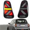 VLAND Fari posteriori per Mini Cooper/One MK1 R50 R52 R53 2001-2006 luci posteriori con E-mark, con segnale di svolta sequenziale, un paio (chiaro)