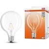 OSRAM Lampada a LED LED Star Globe 125 per base E27, forma del globo, FIL, 250 lumen, bianco caldo, 2700k, sostituzione per lampadine da 25 W convenzionali, non dimmerabile, 4 pacchetti