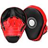 Queta Mitts Taekwondo Pre-curvate Piatti Artigli Trainer Kamfsport pastiglie Boxe Kickboxing Artigli Boxe (Rosso)