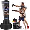 Mamxwaga Sacco da Boxe con Supporto Adulti, 180 cm Sacco da Boxe Pesante Autoportante da Terra con Reflex Ball per Boxe e Pompa ad Aria Elettrica, Sacchi da Kickboxing per Allenamento Muay Thai MMA Fitness