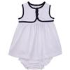 Gocco Vestido Polo Vestito, Bianco, 12-18 Mesi Bimba