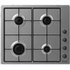 CANDY CHW6LBX PIANO COTTURA A GAS 4 FUOCHI DA 60 CM COLORE INOX