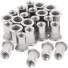 Woopais 30pcs M8 Rivetto Dado In Acciaio Inox Rivetto Dadi Filettati Inserto Nutsert Rivnuts M8-1.25