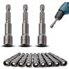 TXXATX 12 Pezzi Bussole per Avvitatore 8 mm Chiavi Esagonali a Bussola Magnetico Chiavi a Bussola per Avvitatore 1/4 Set Inserti Avvitatore Set Bussole per Avvitatore a Percussione Trapani a Mano