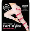 PANTASLIM COMPRESS kit 4 trattamenti - collant drenante anticellulite - formula Shape Perfection Capsaicina + Sale Rosa dell'Himalaya con pantaloni in cartene e tanga monouso - 99% originale naturale