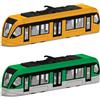 Burago BBURAGO - Intercity Tram Milano City - Modellino Realistico Tram di 19 CM (Scelta Casuale tra i Colori Disponibili), Licenza Ufficiale, Età Consigliata 3+ Anni