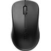 Rapoo Mouse wireless silenzioso 1680 Mouse per computer da 2,4 GHz, sensore 1000 DPI, durata della batteria 12 mesi, ergonomico, per PC e Mac, nero