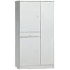 Sarmog Mobile 3 ante e 1 cassetto bianco, 77x147x34 cm