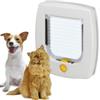 Ferplast Portina per gatti e piccoli cani ferplast swing 3 con chiusura 4 vie in plastica bianco 22,5x5x25,2 cm