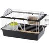 Ferplast Gabbia per roditori casita 80 nera, 78x48x50 cm bianca - ferplast.
