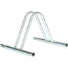 Rastrelliera portabici singola in ferro zincato con passaruota 5 cm 37x37x28 cm