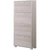 Sarmog Scarpiera olmo con 4 ante, 70x29x154 cm