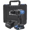 Hyundai Kit valigetta trapano a percussione a batteria hyundai 60 nm 20v 2ah e caricabatterie - cod. 25855