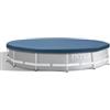 Intex Telo di copertura rotondo per piscine intex specifico per modello metal e prisma frame 366x366x25 cm - cod. 28031