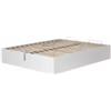 Letto matrimoniale contenitore bed box bianco 160x190 cm