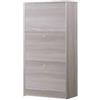 Sarmog Scarpiera olmo con 3 ante, 62x121x29 cm
