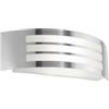 Eglo Applique led da esterno eglo leiros grigio 25w