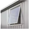 Biohort Finestra per casetta europa argento metallizzato - biohort. 43060