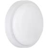 Eglo Plafoniera led da esterno eglo boschetto bianco rotonda 4000k