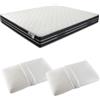 Dormir Kit materasso matrimoniale e due guanciali dormir sleep virusfree 160x190 cm
