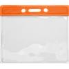 Portabadge per eventi - top arancione (100 pz.)