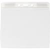 Portabadge large per eventi - top bianco (100 pz.)