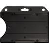 Portabadge aperto, semi-rigido in ABS - NERO (100 pz.)