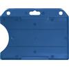 Portabadge aperto in ABS semi-rigido BLU (100 pz.)