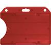 Portabadge aperto in ABS semi-rigido - ROSSO (100 pz.)