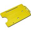 Portabadge aperto in ABS semi-rigido GIALLO (100 pz.)