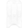 Portabadge aperto in ABS - TRASPARENTE OPACO (100 pz.)
