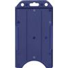 Portabadge aperto in ABS semi-rigido BLU (100 pz.)